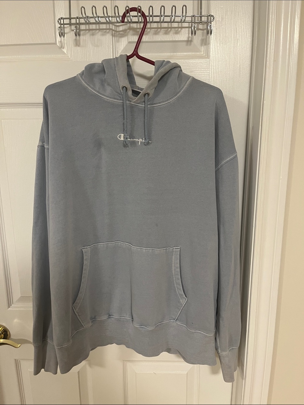 Champion Dusty Blue Pullover Hoodie
